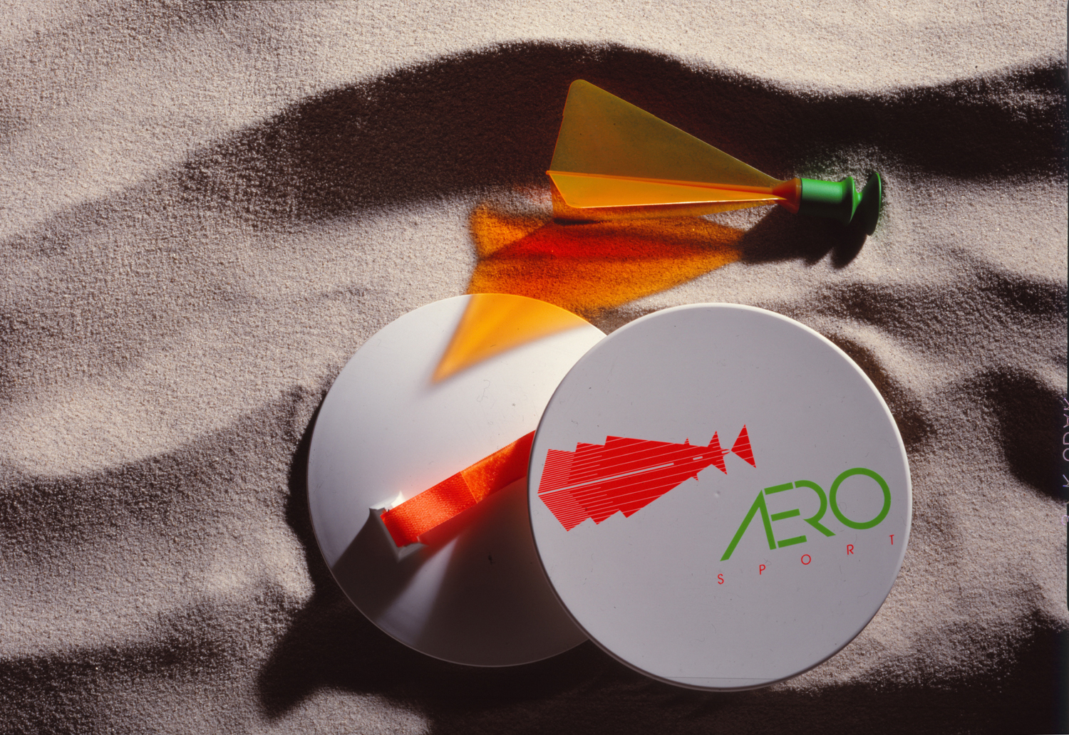Aerro Sport Product on sand product shot with Richard Fukuhara