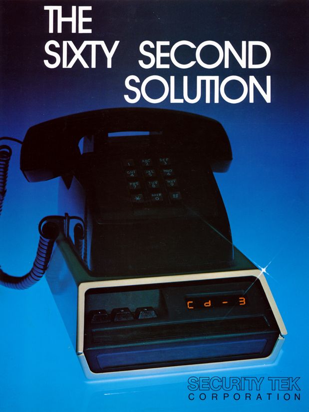 Security Tek brochure phootsession product shot publicity